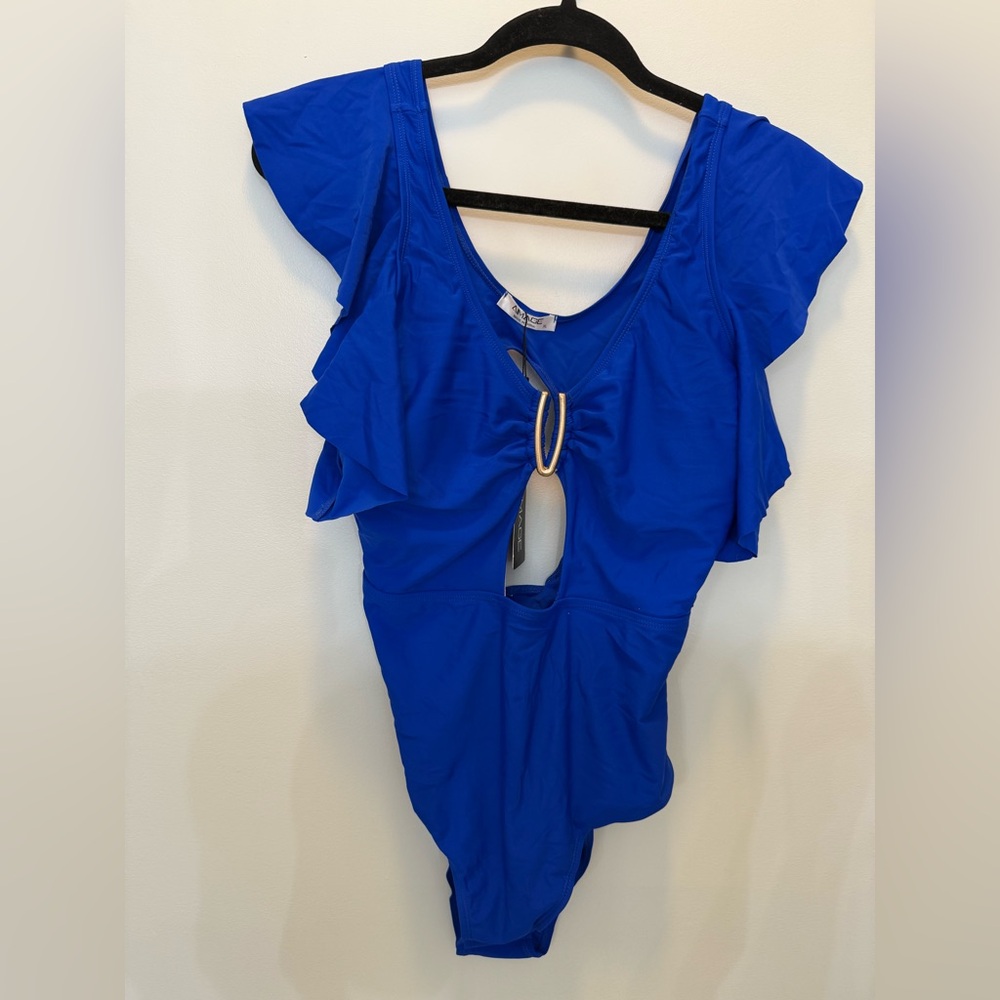 NWT AIMAGE One Piece Swimsuit‎ in Royal Blue - Size XL